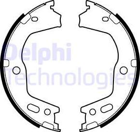 Delphi LS2154 - Jarrukenkäsarja, seisontajarru inparts.fi