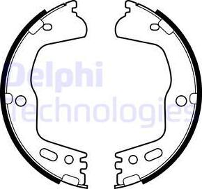 Delphi LS2155 - Jarrukenkäsarja, seisontajarru inparts.fi