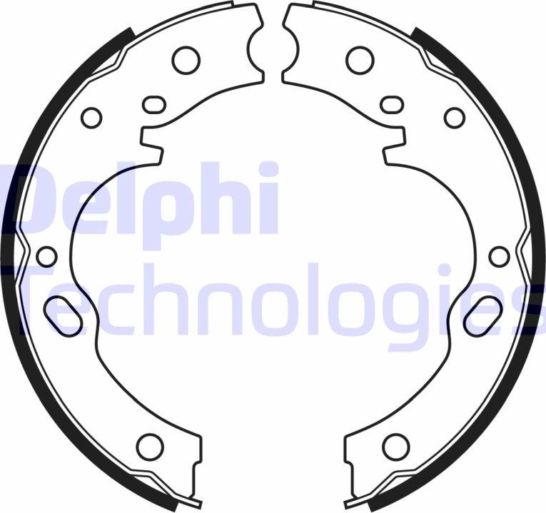 Delphi LS2171 - Jarrukenkäsarja, seisontajarru inparts.fi