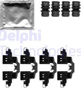 Delphi LX0550 - Tarvikesarja, jarrupala inparts.fi