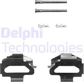 Delphi LX0150 - Tarvikesarja, jarrupala inparts.fi