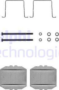 Delphi LX0122 - Tarvikesarja, jarrupala inparts.fi