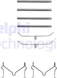 Delphi LX0209 - Tarvikesarja, jarrupala inparts.fi