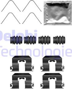 Delphi LX0706 - Tarvikesarja, jarrupala inparts.fi