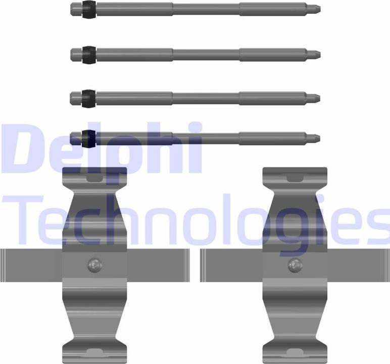 Delphi LX0782 - Tarvikesarja, jarrupala inparts.fi