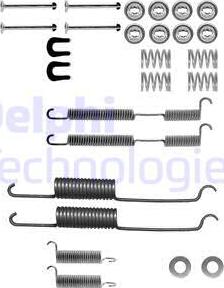 Delphi LY1092 - Tarvikesarja, jarrukengät inparts.fi