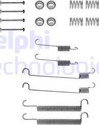 Delphi LY1016 - Tarvikesarja, jarrukengät inparts.fi