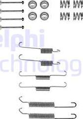 Delphi LY1030 - Tarvikesarja, jarrukengät inparts.fi