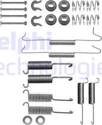 Delphi LY1151 - Tarvikesarja, jarrukengät inparts.fi