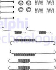 Delphi LY1167 - Tarvikesarja, jarrukengät inparts.fi