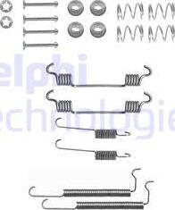 Delphi LY1133 - Tarvikesarja, jarrukengät inparts.fi