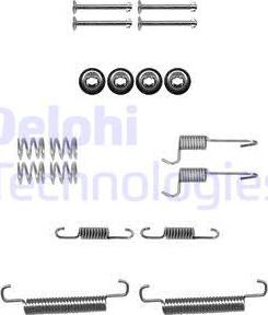 Delphi LY1364 - Tarvikesarja, jarrukengät inparts.fi