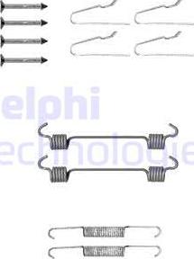 Delphi LY1306 - Tarvikesarja, seisontajarru inparts.fi