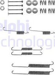 Delphi LY1229 - Tarvikesarja, jarrukengät inparts.fi