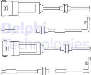 Delphi LZ0145 - Kulumisenilmaisin, jarrupala inparts.fi