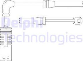 Delphi LZ0156 - Kulumisenilmaisin, jarrupala inparts.fi