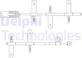 Delphi LZ0164 - Kulumisenilmaisin, jarrupala inparts.fi