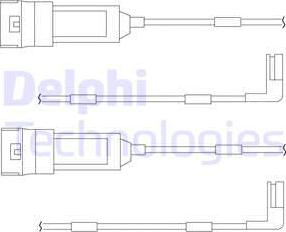 Delphi LZ0114 - Kulumisenilmaisin, jarrupala inparts.fi