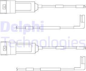 Delphi LZ0113 - Kulumisenilmaisin, jarrupala inparts.fi