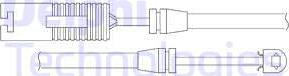 Delphi LZ0134 - Kulumisenilmaisin, jarrupala inparts.fi