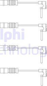 Delphi LZ0120 - Kulumisenilmaisin, jarrupala inparts.fi