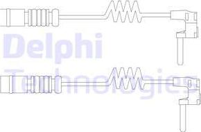 Delphi LZ0232 - Kulumisenilmaisin, jarrupala inparts.fi