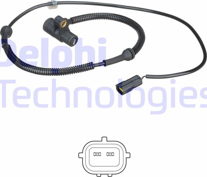 Delphi SS20519 - ABS-anturi inparts.fi