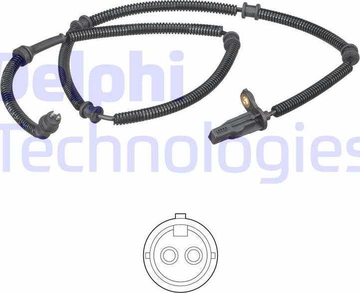 Delphi SS20575 - ABS-anturi inparts.fi