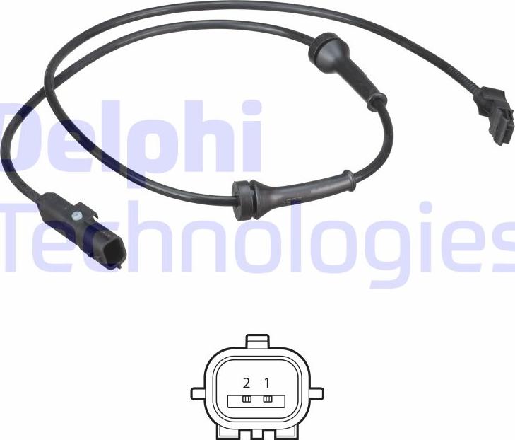 Delphi SS20573 - ABS-anturi inparts.fi