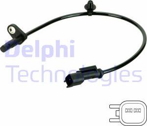 Delphi SS20805 - ABS-anturi inparts.fi