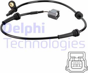 Delphi SS20802 - ABS-anturi inparts.fi