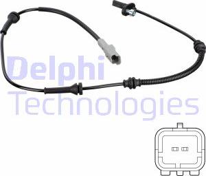 Delphi SS20780 - ABS-anturi inparts.fi