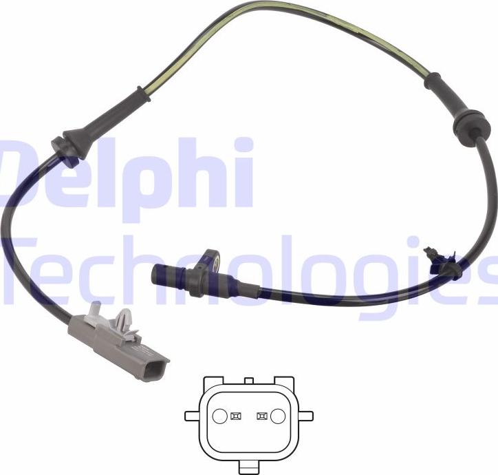 Delphi SS21256-12B1 - ABS-anturi inparts.fi