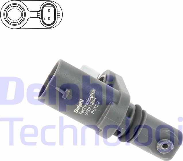 Delphi SS21264-12B1 - ABS-anturi inparts.fi