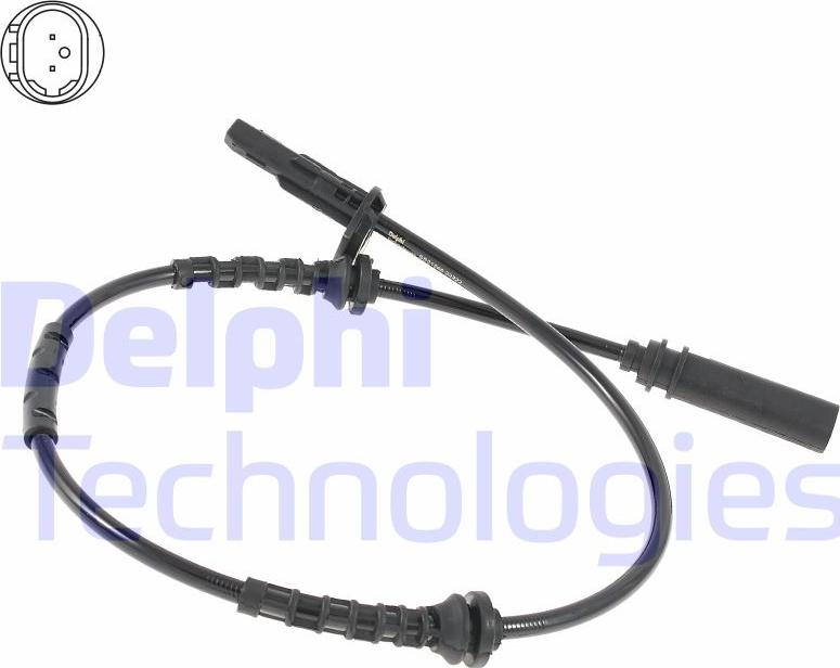 Delphi SS21266-12B1 - ABS-anturi inparts.fi