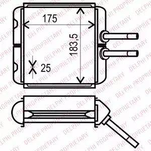 Delphi TSP0525532 - Lämmityslaitteen kenno inparts.fi