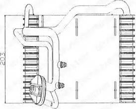 Delphi TSP0525005 - Höyrystin, ilmastointilaite inparts.fi