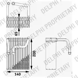 Delphi TSP0525189 - Höyrystin, ilmastointilaite inparts.fi