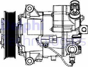 Delphi TSP0155948 - Kompressori, ilmastointilaite inparts.fi