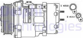 Delphi TSP0155425 - Kompressori, ilmastointilaite inparts.fi