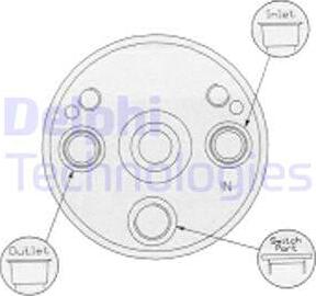 Delphi TSP0175131 - Kuivain, ilmastointilaite inparts.fi