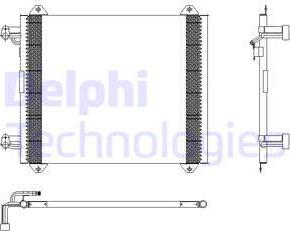 Delphi TSP0225407 - Lauhdutin, ilmastointilaite inparts.fi