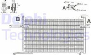 Delphi TSP0225438 - Lauhdutin, ilmastointilaite inparts.fi