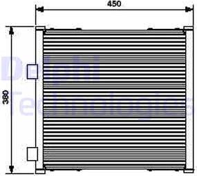 Delphi TSP0225420 - Lauhdutin, ilmastointilaite inparts.fi