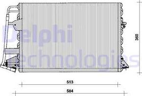 Delphi TSP0225099 - Lauhdutin, ilmastointilaite inparts.fi