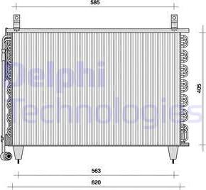 Delphi TSP0225042 - Lauhdutin, ilmastointilaite inparts.fi