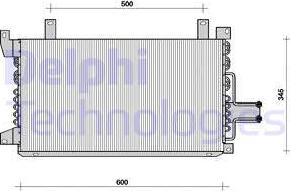 Delphi TSP0225058 - Lauhdutin, ilmastointilaite inparts.fi