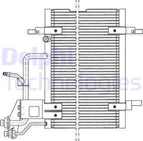 Delphi TSP0225011 - Lauhdutin, ilmastointilaite inparts.fi