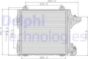 Delphi TSP0225089 - Lauhdutin, ilmastointilaite inparts.fi