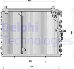 Delphi TSP0225038 - Lauhdutin, ilmastointilaite inparts.fi